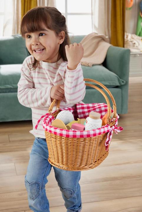 Actual product image Fisher-Price Wooden picnic basket set