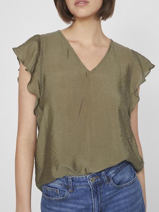 Actual product image Vila Ruched top with short sleeves (36)