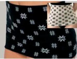 Immagine prodotto 363/101Scaldaschiena con motivo a stella naturale 23% angora (M)