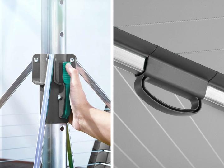 Produktbild Leifheit Wäschespinne Linomatic 600 Plus (anthrazit) (60 m)