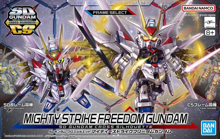 Immagine prodotto Bandai GUNDAM - SD Gundam Cross Silhouette Mighty Strike Freedom - Kit di montaggio