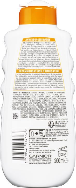 Produktbild Garnier Ambre Solaire Hydra 24 (Sonnenmilch, SPF 30, 200 ml, 280 g)