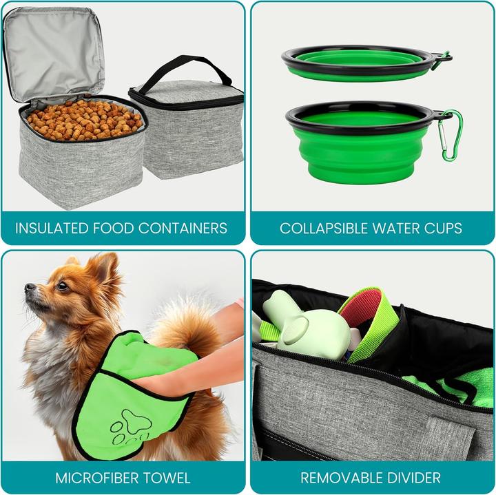 Immagine prodotto Belle Vous Borsa da viaggio per cani (Gatto, Cane, Pieghevole)