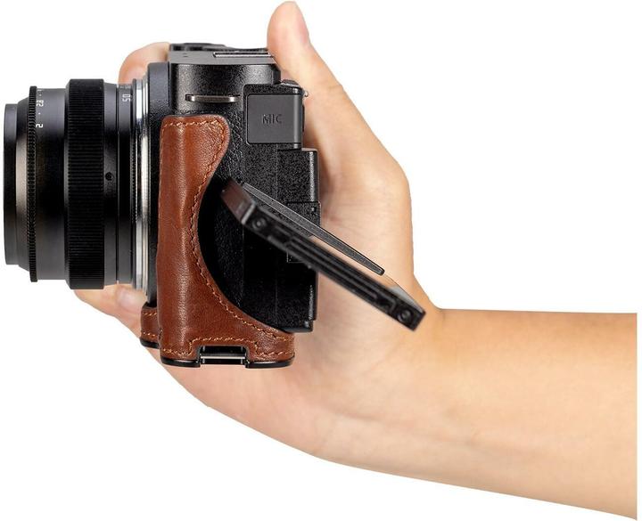 Actual product image SmallRig Half leather case for Panasonic LUMIX S9 Brown (Kamera Bereitschaftstasche, 0.91 l)