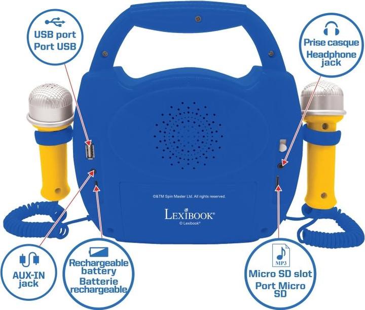 Produktbild Lexibook Erste Karaoke Paw Patrol