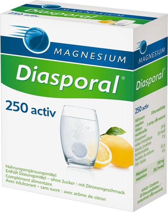 Immagine prodotto magnesium diasporal Compresse effervescenti (20 Pezzo/i, Pillole, 120 g)