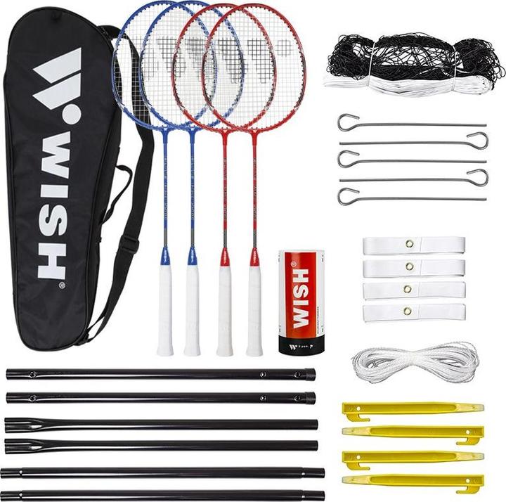 Actual product image Wish Formula Badminton racket set Wish Alumtec 5566
