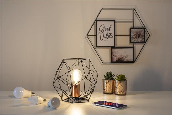 Immagine prodotto Hama Lampada LED WLAN, retro, E27, 7W, dimmerabile, per controllo vocale/app, bianco (E27, 7 W, 806 lm, 1 x, E)