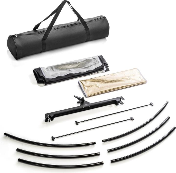 Immagine prodotto Walimex 3in1 Reflector Halfpipe concavo (Specchio, 150 cm)