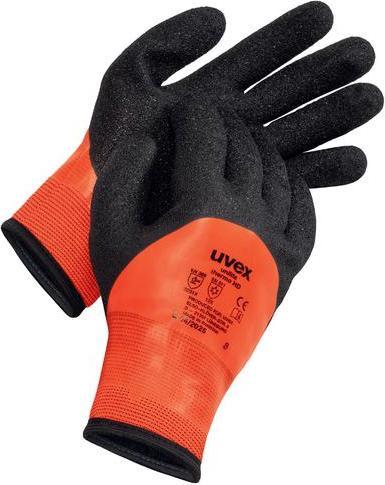 Actual product image Uvex Safety Work Glove Unilite Thermo HD Black / Orange (11)