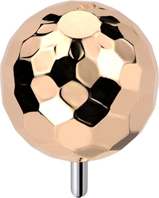 Produktbild Star Piercing Threadless Discokugel rosegold (ohne Messing, Titan G23)