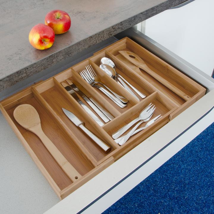 Actual product image Relaxdays Mesh Cutlery Tray L