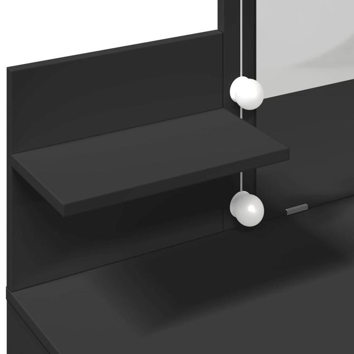 Actual product image VidaXL Dressing table with LED lighting (100 x 40 x 130 cm)