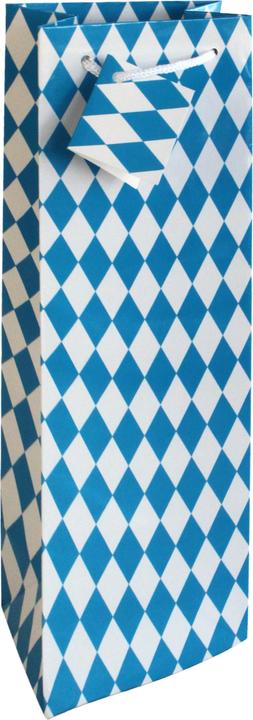 Produktbild Braun + Company Flaschentragetasche Bayernraute blau/wei (Geschenkbox)