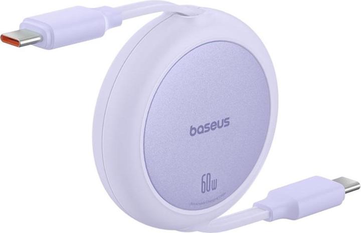 Immagine prodotto Baseus Free2Pull Cavo USB-C da Mini USB-C a USB-C 60W, 1 m (viola) (1 m, USB 3.0)
