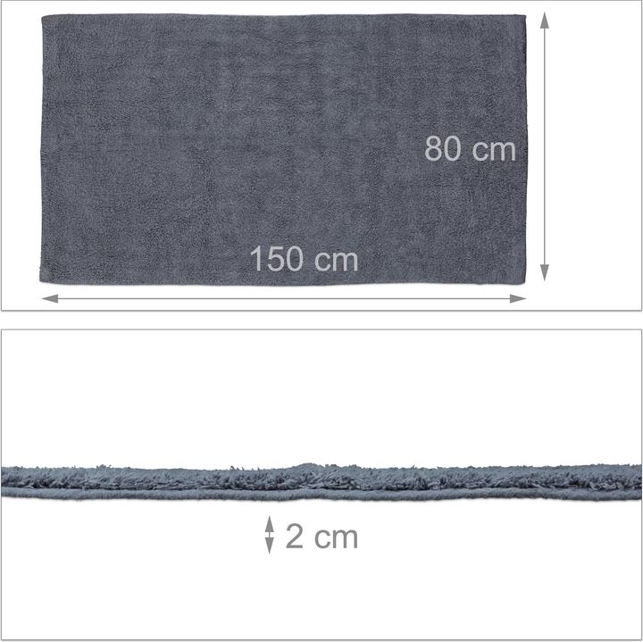 Actual product image Relaxdays Bath rug (150 x 80 x 2 cm)