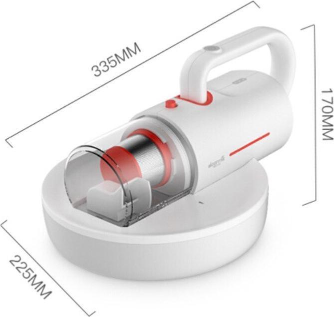 Actual product image Deerma CM1300 handheld vacuum Red, White Bagless