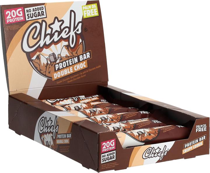 Produktbild Chiefs Protein Bar (Schokolade, 12 Stk., 660 g)