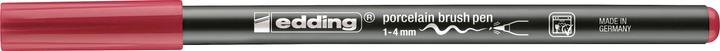 Image du produit Edding Crayon à peinture pour porcelaine Brushpen (Carmin, 4 mm, 1 x)