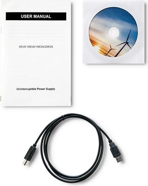Immagine prodotto Qoltec Onda sinusoidale pura 53044 (10000 VA, 800 W, Doppio convertitore online UPS)