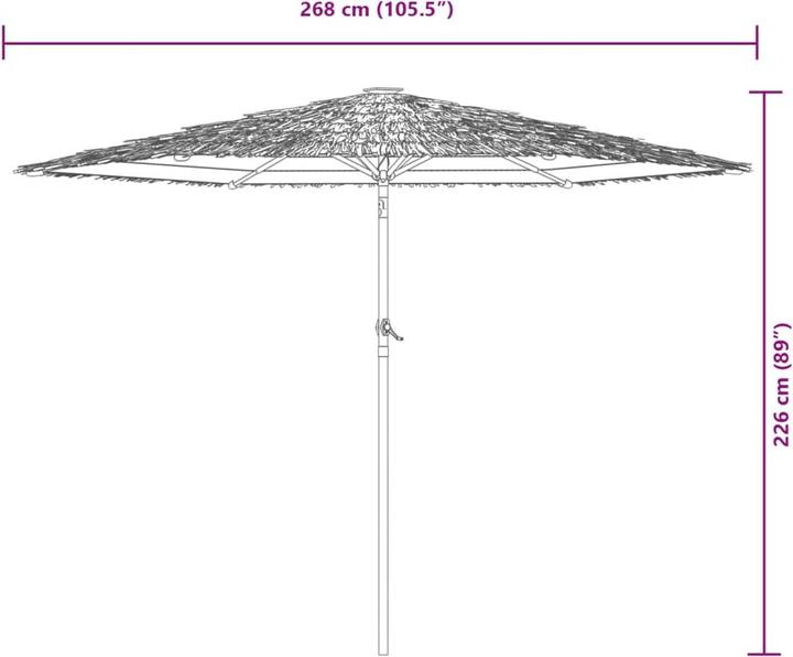 Produktbild VidaXL Sonnenschirm mit mast (2.68 m)