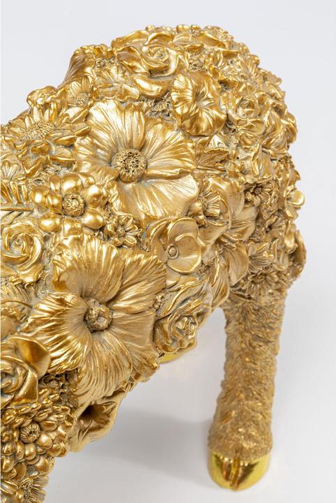 Produktbild Kare Design Tischleuchte Animal Flower Sheep Gold 36cm (E27)