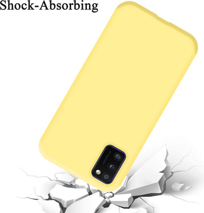 Actual product image Cadorabo TPU Liquid Silicone Case Cover (Samsung Galaxy A41)