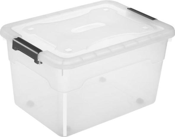 Image du produit Juskys Set de boîtes de rangement avec couvercle (58 x 43 x 34 cm, 60 l)
