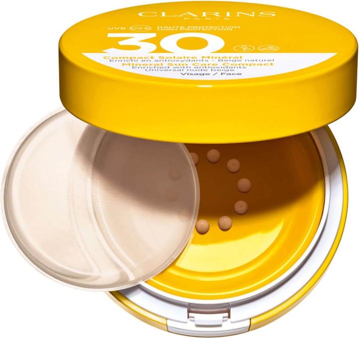 Actual product image Clarins Sun - Compact Solaire Minéral Visage SPF30 (Sun cream face, SPF 30, 11 ml, 103 g)