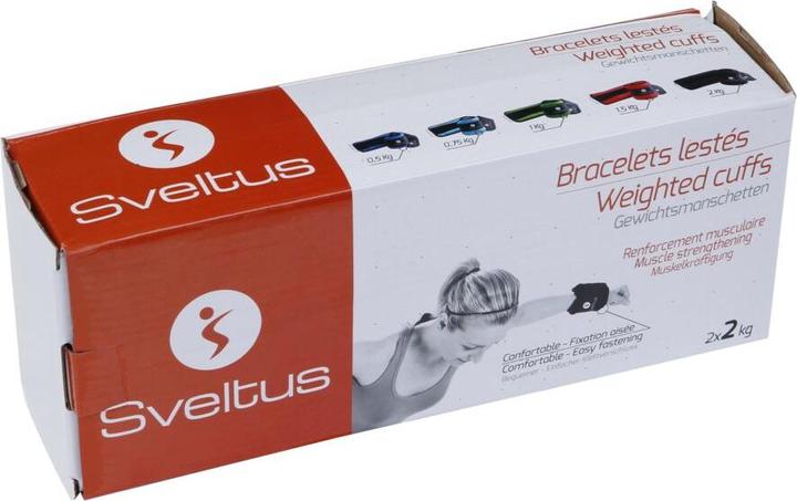 Actual product image Sveltus Weight bands legs (2 x 2 kg)