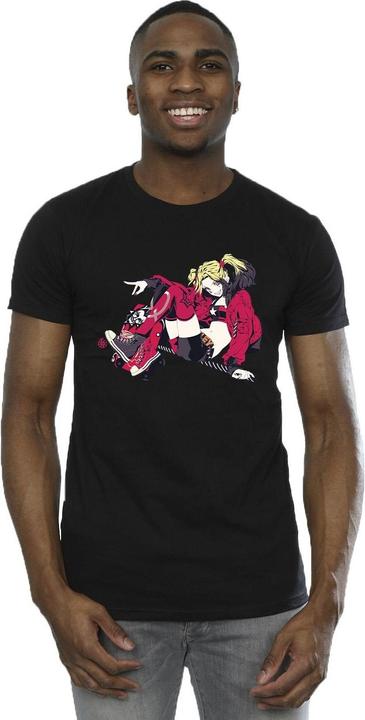 Actual product image Mens Harley Quinn Rollerskates T-Shirt (M)