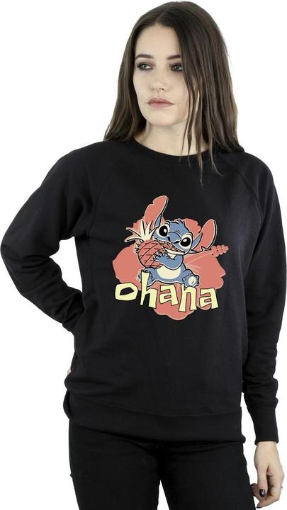 Actual product image Disney Womens/Ladies Lilo And Stitch Ohana Pineapple Sweatshirt (M)