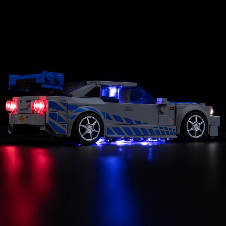 Image du produit BrickBling Jeu de lumières LED pour LEGO 2 Fast 2 Furious - Nissan Skyline GT-R (R34) (76917)