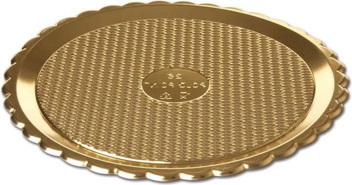Guardini 2x Vassoio oro Pet-PP 28cm (2 x)
