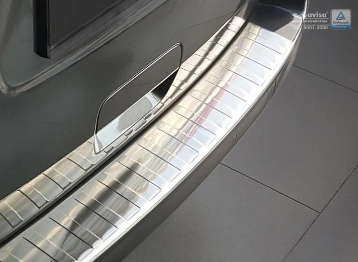 Actual product image ProPlus Stainless steel bumper protection for Citroen Spacetourer, Jumpy / Opel Vivaro / Peugeot Traveller (Rear, Portrait format)