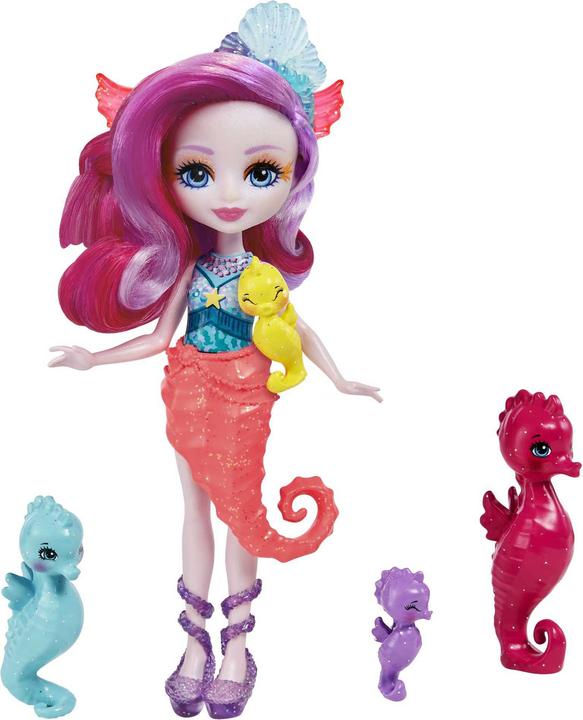 Actual product image Enchantimals Ocean Kingdom Sedda Seahorse Family Dolls