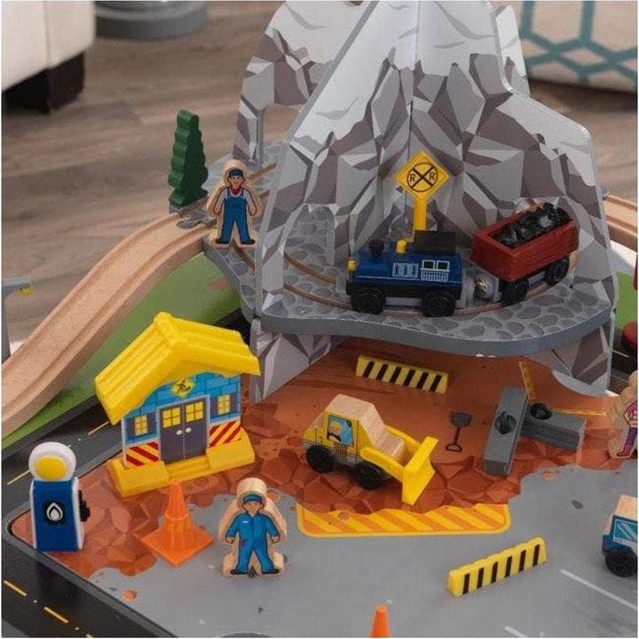 Produktbild KidKraft Eisenbahnset & Spieltisch „Felsiger Berg“