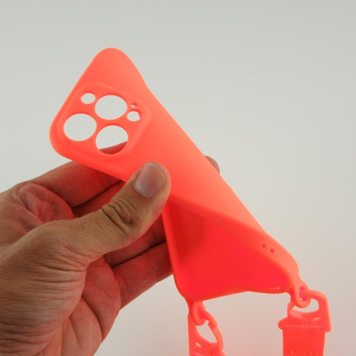 Actual product image PhoneLook Coque Silicone avec lanière et crochet (Apple iPhone 13 Pro Max)