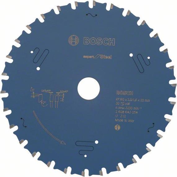 Produktbild Bosch Professional Zubehör Kreissägeblatt Expert for Steel, 210 x 30 x 2,0 mm, 48