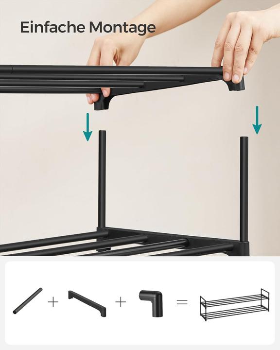 Image du produit Songmics Étagère à chaussures (116 x 30 x 55 cm)