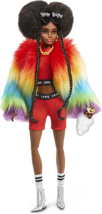 Immagine prodotto Barbie Bambola extra - Cappotto arcobaleno