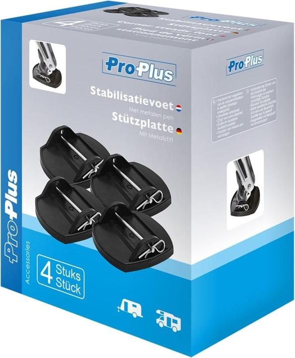Image du produit ProPlus Plaques de support avec tige métallique Jeu de 4 pièces