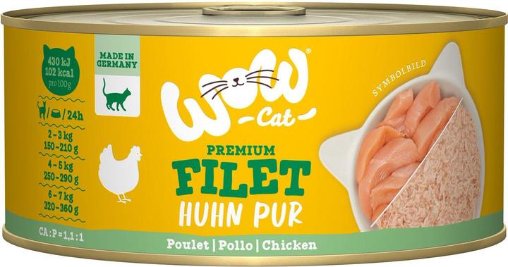 Produktbild WOW Hühnerfilet, 70g (Adult, 1 Stk., 70 g)