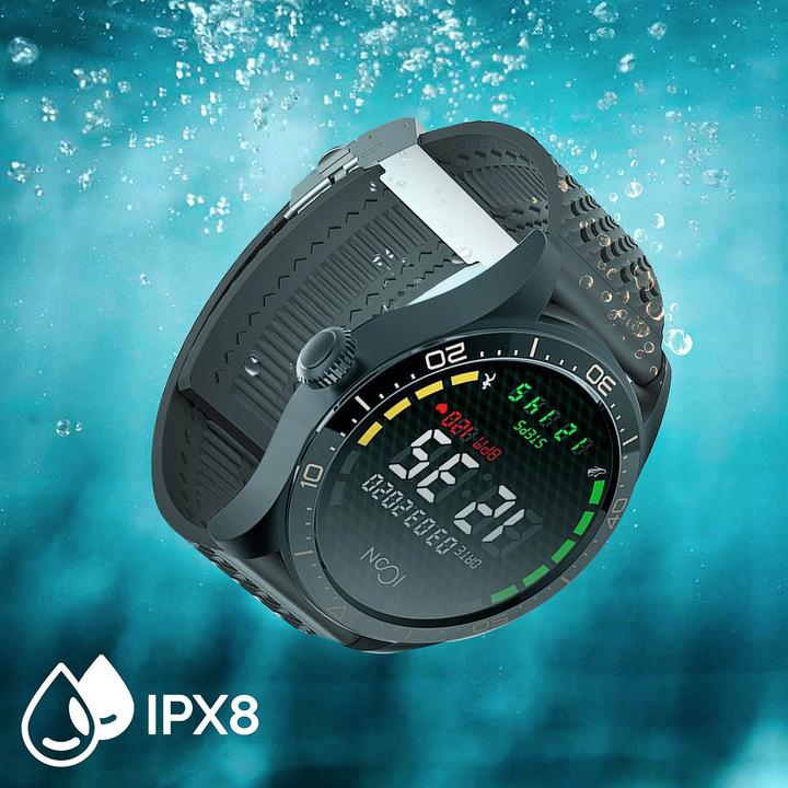 Image du produit Forever Montre intelligente ICON v2 AW-110 noir (44 mm)