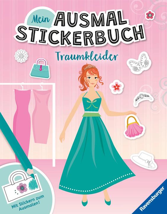Produktbild Ravensburger Mein Ausmal-Stickerbuch: Traumkleider