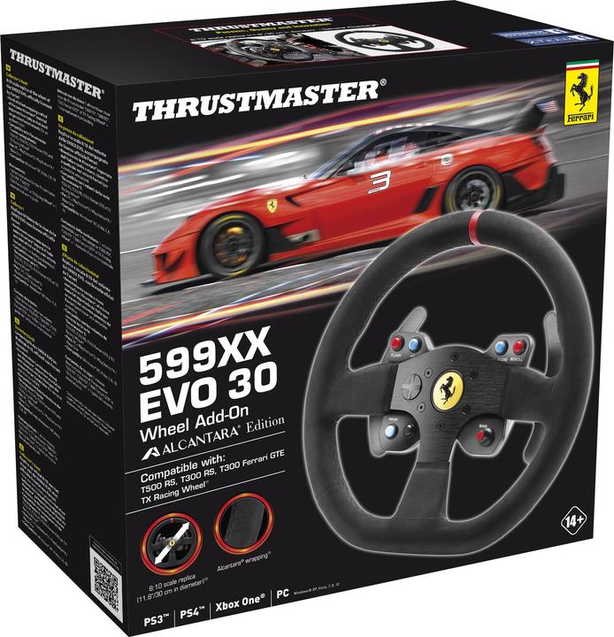 Actual product image Thrustmaster Ferrari 599XX EVO 30 Wheel (Add-On) (PC, PS3, PS4, Xbox One X, Xbox Series X, Xbox One S, Xbox Series S)