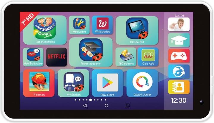 Produktbild Lexibook LexiTab Master 7 Zoll Tablet mit pädagogischen Inhalten, Schutzhülle FR Version