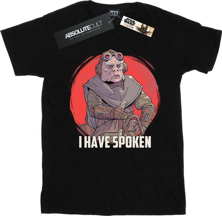 Actual product image Star Wars Mens The Mandalorian I Have Spoken T-Shirt (L)