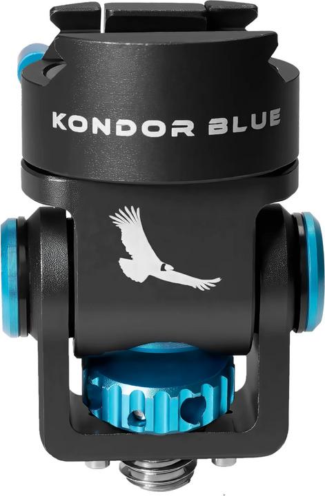Immagine prodotto Kondor Blue Supporto monitor girevole e inclinabile con perno Arri (Pan/Tilt) (versione con morsetto NATO) (7")