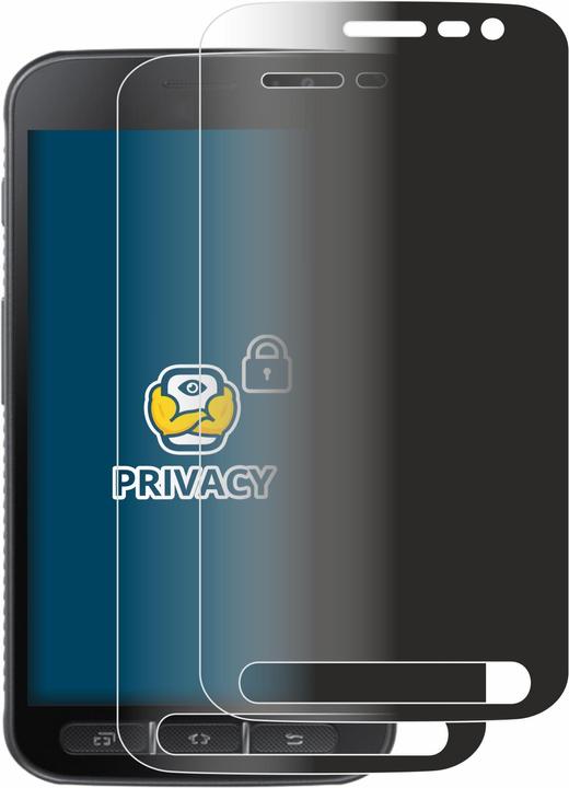 Actual product image BROTECT Anti-spy privacy film Blue light protection film (2 Piece, Samsung Galaxy Xcover 4s)